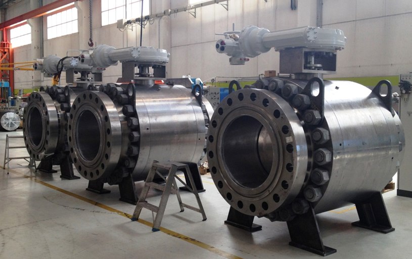 Large Size Forged Steel Trunnion Ball Valve